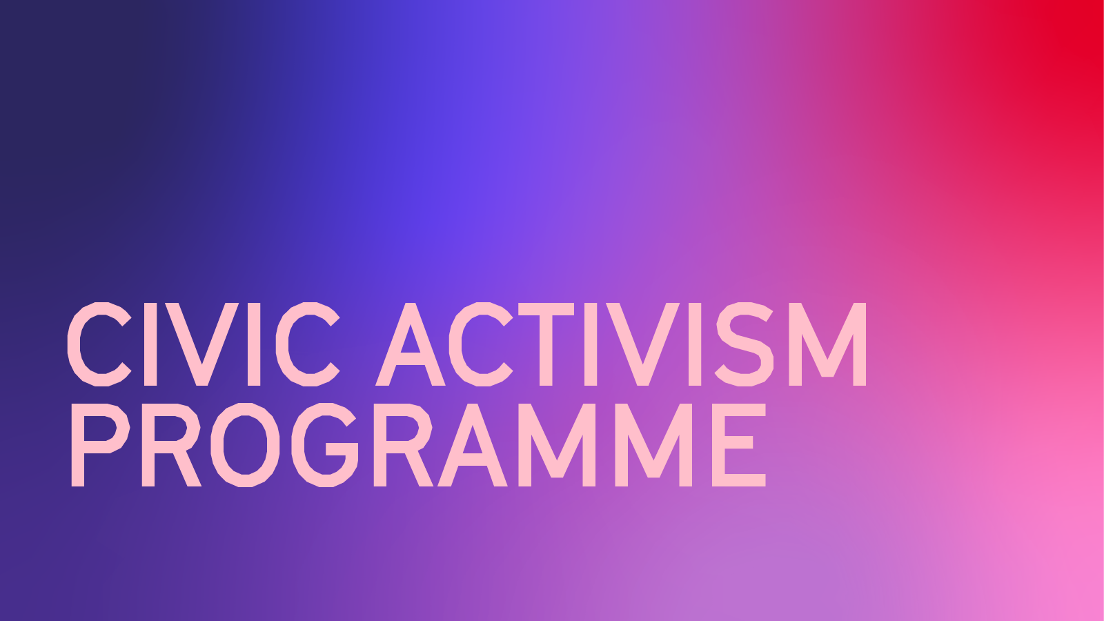 QSU Civic Activism Programme